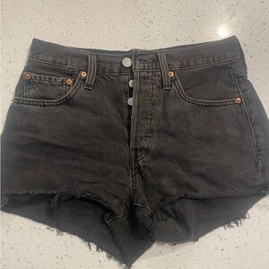 Women's Levi Black Denim shorts size 26